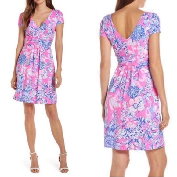 Lilly Pulitzer Dresses & Skirts - NWT Lilly Pulitzer Winslow Dress Pink‎ Tropics Sun Drenched Size Small, S